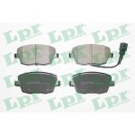 Jeu de 4 plaquettes de freins a disques avants - skoda fabia ii combi (545) 1. 2 tsi 03 / 2010>12 / 2014 ...