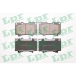 Jeu de 4 plaquettes de freins a disques avants - toyota land cruiser 100 ( j1 ) 4. 7 (uzj100) 02 / 2002>08 ...