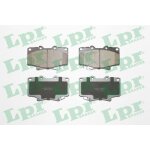 Jeu de 4 plaquettes de freins a disques avants - toyota land cruiser ( j7 , jl7 ) 4. 2 d (hzj76, hzj78, ...