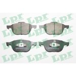 Jeu de 4 plaquettes de freins a disques avants - volvo v40 berline bicorps trois ou cinq portes (525) ...