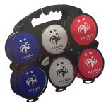 Jeu 6 boules de p�tanque equipe de france de football