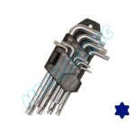 Jeu de cl�s etoile torx - 9 pi�ces