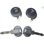 Jeu de deux barillets de porti�re avec cl�s - citro�n jumpy i camion plate - formech�ssis (bu , bv , ...