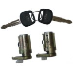 Jeu de deux barillets de porti�re avec cl�s - peugeot 307 (3ac) 1. 6 hdi 04 / 2005>03 / 2009