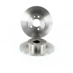 Jeu de deux disques de freins arri�res pleins - alfa romeo 164 (164 ) 3. 0 v6 (164. h1a, 164. h1b, 164. ...