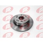 Jeu de deux disques de freins arrires pleins - honda fr - v (be) 1. 7 (be1) a part. 08 / 2004