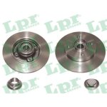 Jeu de deux disques de freins arri�res pleins avec roulement et bague abs - citro�n c4 cactus 1. 6 bluehdi ...