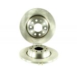 Jeu de deux disques de freins arri�res pleins - seat leon (1p1) 1. 9 tdi 07 / 2005>12 / 2010