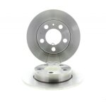 Jeu de deux disques de freins arri�res pleins - skoda rapid (nh3, nk3, nk6) 1. 2 tsi 07 / 2012>05 / 2015 ...