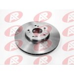 Jeu de deux disques de freins avants ventil�s - honda civic vii hatchback (eu, ep, ev) 2. 0 type - r ...