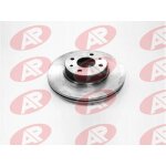 Jeu de deux disques de freins avants ventil�s - lancia thema (834 ) 2500 turbo ds (834fe, 834le) 05 / ...