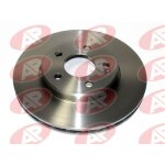 Jeu de deux disques de freins avants ventil�s - mercedes - benz classe a (w169) e - cell (169. 090) 12 ...