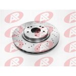Jeu de deux disques de freins avants ventil�s - mercedes - benz slk (r171) 200 kompressor (171. 445) ...