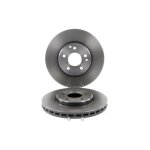 Jeu de deux disques de freins avants ventil�s - mercedes - benz slk (r171) 300 (171. 454) 04 / 2009>02 ...