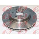 Jeu de deux disques de freins avants ventil�s - nissan navara np300 camion plate - formech�ssis (d23) ...