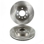 Jeu de deux disques de freins avants ventil�s - opel zafira a monospace (t98) 2. 0 dti 16v (f75) 09 / ...