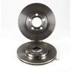 Jeu de deux disques de freins avants ventil�s - vw polo v (6r1, 6c1) 1. 2 tsi 11 / 2009>05 / 2022