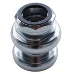 Jeu direction filete 1 (pivot fourche 22, 2 interieur - 25, 4 exterieur) newton alu argent cage a billes ...