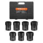Jeu de douilles pour contre - ecrous de roulement de roue 7pcs - vevor - 6 pans - pour ford et toyota ...