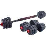 Jeu d'haltres 19pcs - 20kg - haltres et barbell rglables - poids de 1, 25kg, 1, 5kg et 2kg - plastique ...