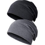 Jexnovashop - 2 pi�ces bonnet hiver, unisexe bonnet ski, jersey slouch bonnet pour hommes et femmes