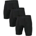 Jexnovashop - 3 pi�ces short compression homme running collant court de sport