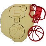 Jexnovashop - 3dkoupe - emporte - pices basketball - lot de 2 - ballon, panier - couleur au choix - ...
