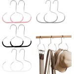 Jexnovashop - 8 pi�ces rangement casquette suspendu, 14 × 15 cm porte foulard en m�tal, antid�rapant ...