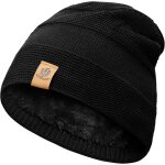 Jexnovashop - bonnet homme femme hiver, chaud bonnet long en polaire mixte extensible bonnets tricot� ...