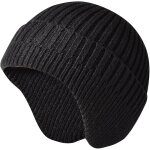 Jexnovashop - bonnet tricot� unisexe chaud l'hiver garder au chaud chapeau de seau prot�ger les oreilles ...