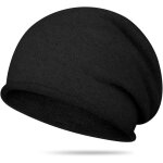 Jexnovashop - bonnet unisexe, bonnet cachemire pour femme et homme, chaud et doux bonnet hiver, tricot� ...