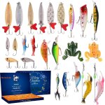 Jexnovashop - calendrier de l'avent peche, calendriers de l'avent de no�l de 24 jours avec leurres, ensemble ...