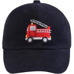 Jexnovashop - casquette baseball camions pompiers - protection uv, chapeau d'�t� reglable pour gar�ons ...
