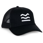 Jexnovashop - casquette homme trucker et femme, noir casquette trucker homme ete avec respirante mesh ...