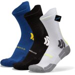 Jexnovashop - coolmax bambou chaussettes running homme femme de contention chaussettes sport lot de 3 ...
