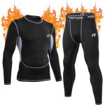 Jexnovashop - ensemble de sous - v�tements thermiques homme baselayer, manches longues, haut maillot ...