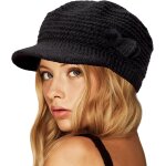 Jexnovashop - femme b�ret hiver casquettes en laine d'hiver bonnet tricot� chaud chapeau de ski de neige ...