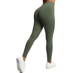 Jexnovashop - leggings de sport pour femmes scrunch butt pantalons de yoga taille haute long booty lifting ...
