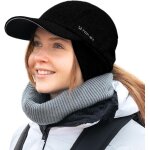 Jexnovashop - m / l / xl casquette de baseball imperm�able pour femme hiver avec cache - oreilles queue ...
