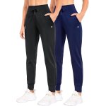 Jexnovashop - pantalon doubl� en polaire pour femme, pantalon de surv�tement imperm�able pour l'hiver, ...