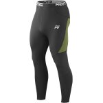 Jexnovashop - pantalon thermique homme sous - v�tement hiver doubl� polaire base layer pour ski et randonn�e ...