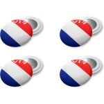 Jexnovashop - porte - dossard aimant running - pack 4 aimants dossards triathlon, fixation haute r�sistance, ...