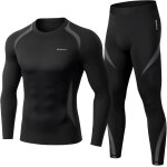 Jexnovashop - sous - v�tement thermique homme ensemble de sous - v�tements thermiques homme l�ger et ...