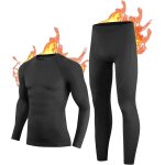 Jexnovashop - sous - v�tement thermique homme fonctionnel tenant chaud respirant elastique ensemble de ...