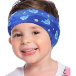 Jfkjg - bandeau de natation enfant, requin mignon protection auditive bandeau d'oreilles enfants en noprne, ...