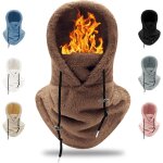 Jfkjg - cagoule hiver polaire thermique bonnet doublé en molleton ski foulard a capuche coupe - vent ... Jfkjg - cagoule hiver polaire thermique bonnet doublé en molleton ski foulard a capuche coupe - vent ...