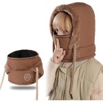 Jfkjg - cagoule d'hiver thermique pour enfants 4 - 10 ans, multifonctionnel masque de ski cycliste en ...