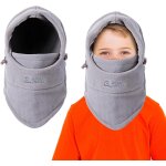Jfkjg - cagoule d'hiver thermique pour enfants 4 - 9 ans, multifonction coupe - vent réglable masque ... Jfkjg - cagoule d'hiver thermique pour enfants 4 - 9 ans, multifonction coupe - vent réglable masque ...