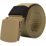 Jfkjg - ceinture en nylon homme, boucle plastique, tactique rglable, durable et confortable, pour extrieur, ...