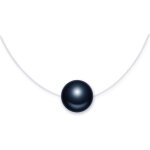 Jfkjg - collier pendentif perle de femme fille, collier en argent 925, ras du cou de perle, collier pendentif ...